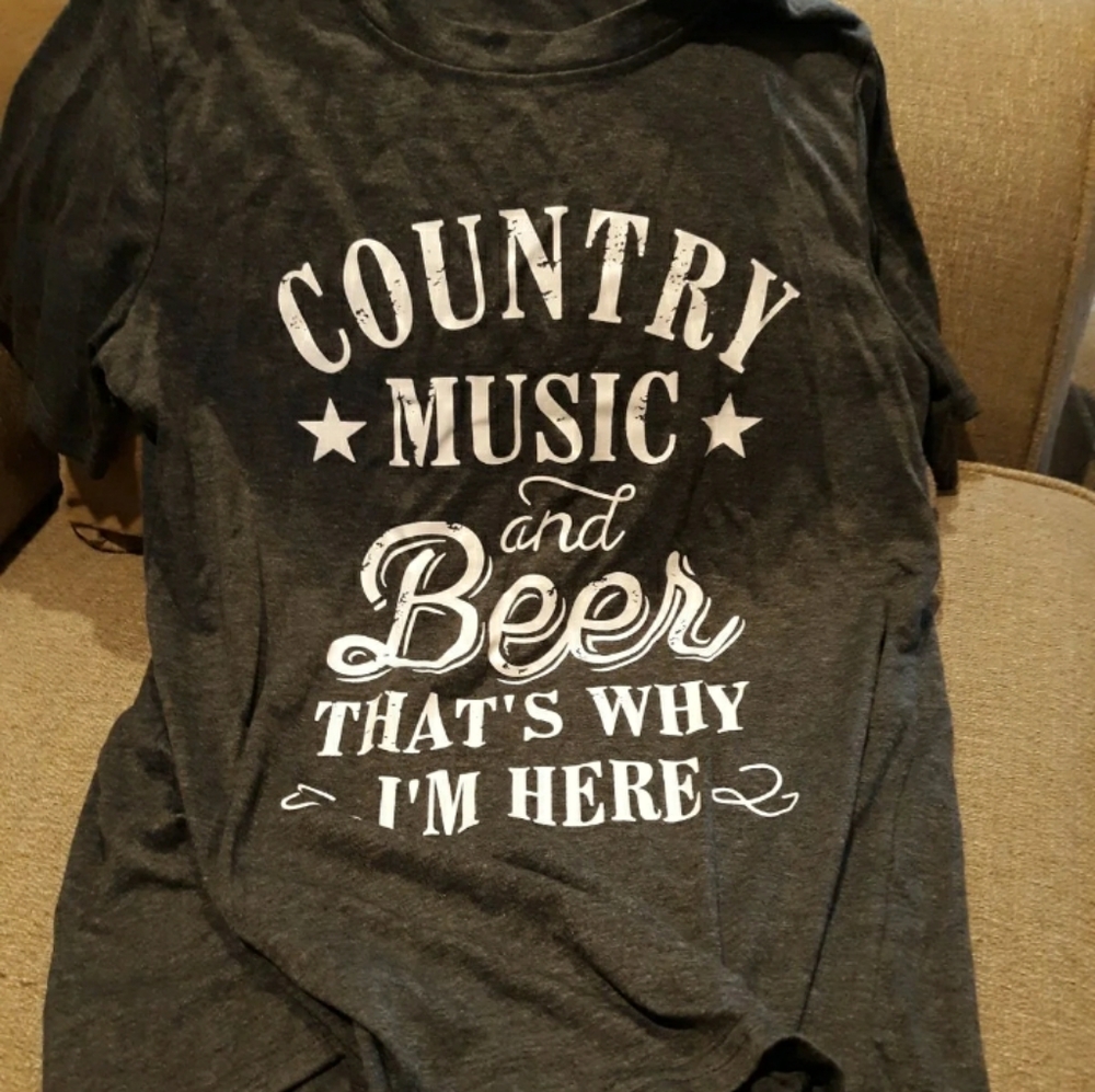 County music concert tshirt small gray